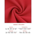 thumbnail image 5 of Unique Bargains Women's Sheath with Belt Vintage Sweetheart Neck Pencil Dress XL Red, 5 of 6