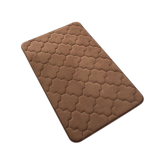 SouMaox Absorbent Bath Mat, Non Slip Entrance Rug, Machine Washable Sponge Floor Pad, Quick Dry Bathroom Carpet, Soft Decorative Foot Rug