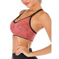 thumbnail image 4 of Women's Seamless Sports Bra Paded Racerback Support for Gym Workout Activewear Fitness Yoga Bra, 4 of 5