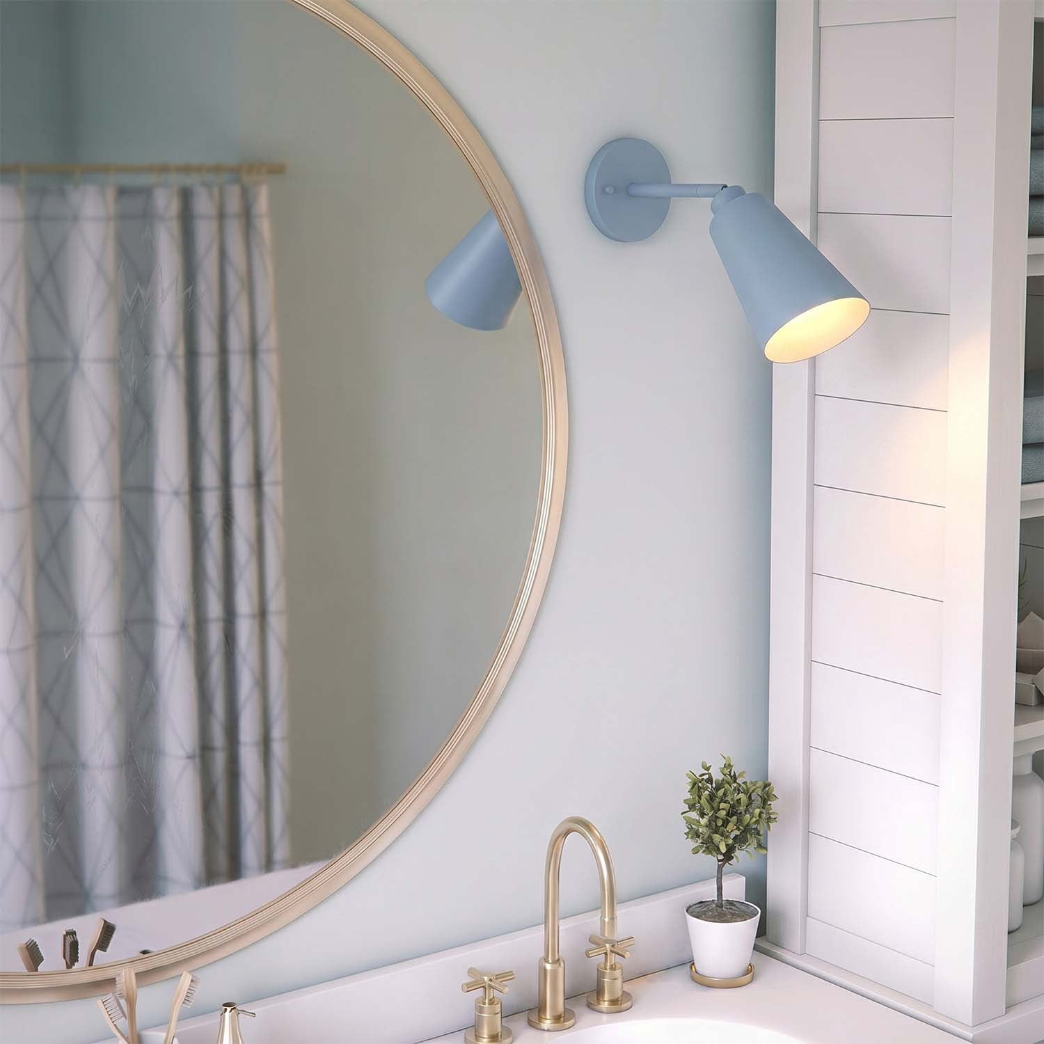 Alvar - 1-Light Wall Sconce - Harbor Blue