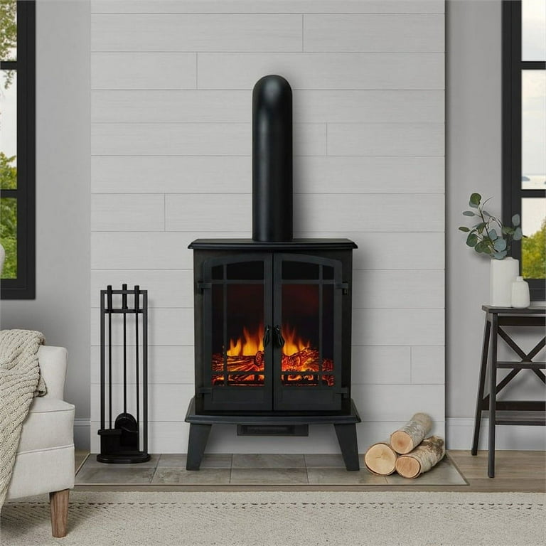 Real Flame Free-Standing Indoor Foster Stove Electric Fireplace