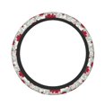 thumbnail image 1 of Balery Leaves And Anemone Fundas elásticas antideslizantes para volante, funda protectora universal para hombre y mujer, 15 pulgadas, accesorios para coche., 1 of 6