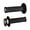 Black, variant on Old Dutch International Dirt Bike Powersports-grips, MX V2 Graphite, Aluminum