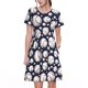 thumbnail image 1 of Disketp Cute Basebal para Vestido de Manga Corta para Mujeres, Vestidos de Verano para Mujeres, Casual y Holgado para la Playa, 1 of 6