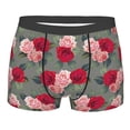 thumbnail image 5 of Uemuo Rose Flowers Pattern Men's Boxer Briefs,Trunk Anti-Chafing,Comfortable, Durable, and Stylish Underwear-XX-Large, 5 of 9
