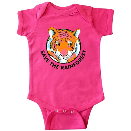 

Inktastic Save the Rainforest Tiger Illustration Gift Baby Boy or Baby Girl Bodysuit