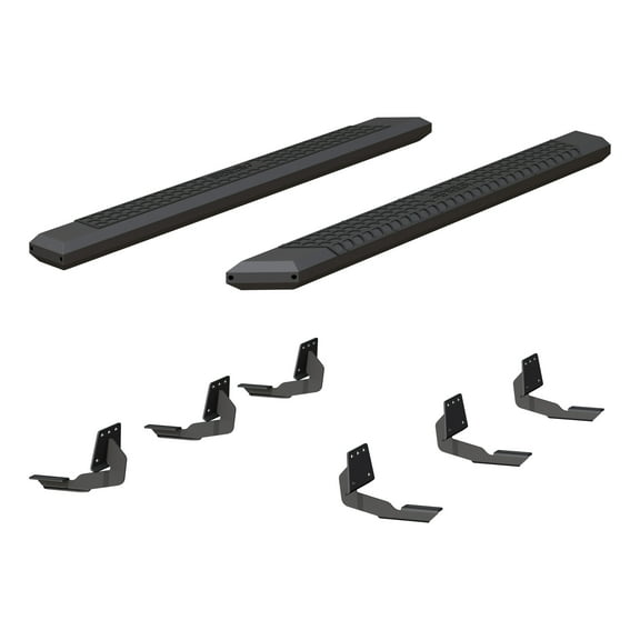 ARIES 2556050 AdvantEDGE Black Aluminum 75-Inch Truck Running Boards, Select Ram 1500 Fits select: 2023 RAM 1500 LARAMIE
