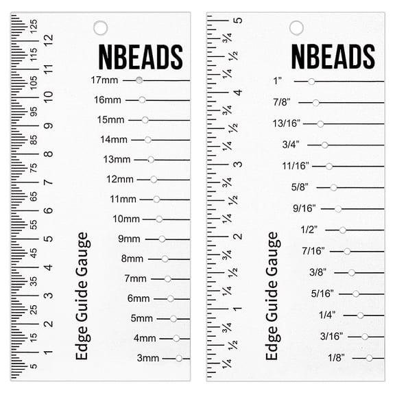 4 Pcs Sewing Seam Guide Ruler Rectangle Acrylic Quilting Templates Clear Gauge Sewing Stencils for Seting Seams Handmade Measuring Guide