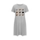 thumbnail image 4 of Camisón corto de mujer, vestido de largo medio con estampado de moda, camisón corto extragrande de mujer, camisón de manga corta con estampado de pecho a la moda, camisón de mujer, 4 of 6