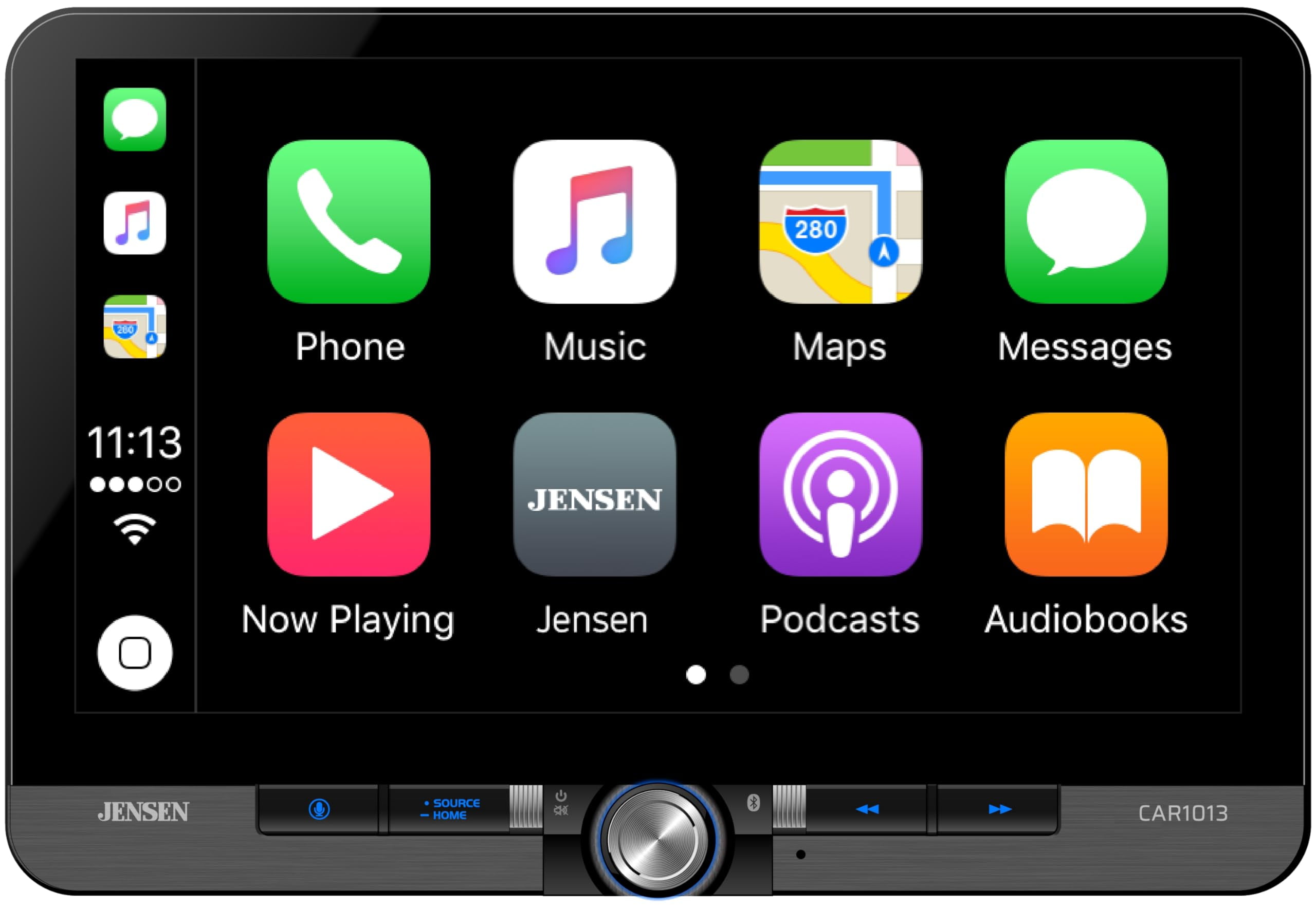 Jensen CAR1013 Apple CarPlay Android Auto certificado de 10.1 pulgadas ...