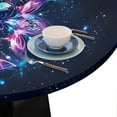 thumbnail image 6 of Mandala Rainbow Ethnic Round Tablecloths with Elastic Edge Fitted Round Table Cloth Small Wipeable Washable Circle Table Covers for Dinner Patio Party Indoor Outdoor Kitchen Decor (Fit 36-44 In), 6 of 6