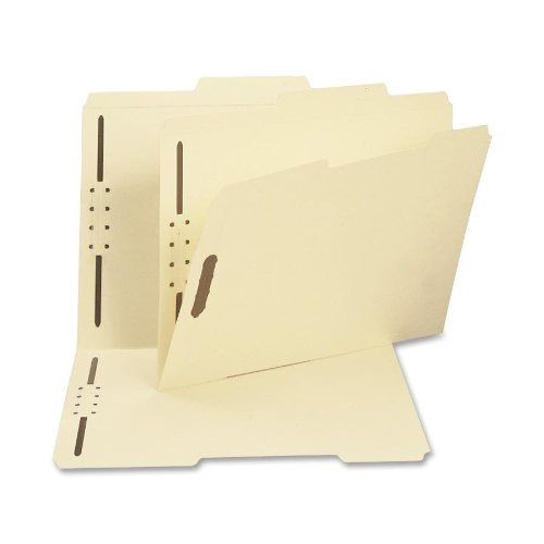 Smead Fastener File Folder, 2 Fasteners, Reinforced 2/5Cut Tab Right