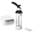 thumbnail image 1 of OXO Good Grips Presse à Biscuits avec 12 Disques en Acier Inoxydable et Étui de Rangement, Blanc, 1 of 11
