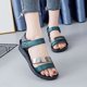 thumbnail image 2 of Sandalias cómodas con punta abierta para mujer con correas antideslizantes, ¡perfectas para salidas informales!, 2 of 3