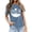 Blue, variant on Mountain Graphic Tees for Women Summer Short Sleeve Crewneck Casual Adventure Travel Camping T Shirts