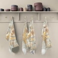 thumbnail image 2 of White Starfish Sandy Beach Tea Towels 4 Pack Summer Theme Kitchen Dish Cloth with Hanging Loop, 18"x28" Lint-Free Absorbent Towel for Kitchen Drying Wiping and Cleaning, 2 of 7