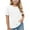 T-Shirts for Kids White, variant on Teens Girls Short Sleeve Tops 3-14 Years Kids Pleated Crewneck T-Shirts Children Juniors Casual Solid Pullover Comfort Tees Top