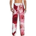 thumbnail image 3 of Balery Men'S Rose Pants,Sleepwear Pants,Pajama Pants,Pj Bottoms Drawstring And Pockets-Small, 3 of 9
