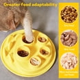 thumbnail image 3 of PuzzleFeeder Cat Puzzle Digger Yellow, 3 of 7