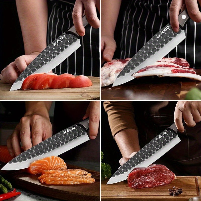 1-3PCS Stainless Steel Utility Knife Chef Knife Multipurpose Knife Boning Knife Sashimi Knife Sharp Cleaver Professional Cooking Knife Kitchen Accessories Kitchen Scissors Fruit Knife Meat Beef Fish