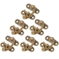 thumbnail image 2 of Dark Brown Antique Box Latch for Locking Case 6Pcs Vintage Hasp Set, 2 of 4