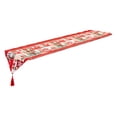 thumbnail image 3 of Christmas Tablecloth Decorative Washable Gifts Festive Breathable Colorful Desk Runner for Dinner Parties Holiday Dining Tables Style A, 3 of 9