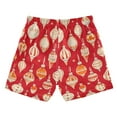 thumbnail image 7 of FORMRS Boys Swim Trunks Quick Dry Mesh Liner Boardshorts Sizes XS-XL, Orange Christmas Ornaments Pattern, 7 of 7