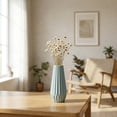 thumbnail image 5 of Unique Bargains Clear Plastic Tall Slim Bud Vase Green 2.4" x 2.4" x 8.3", 5 of 6