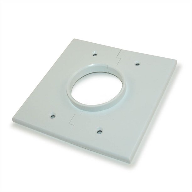 Wall plate DoubleGang PassThru Wall plate SplitPort
