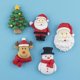 thumbnail image 5 of 5 imanes navideños para nevera, pegatinas magnéticas de copos de nieve de alce, regalo de Papá Noel, pegatinas decorativas navideñas, 5 of 5