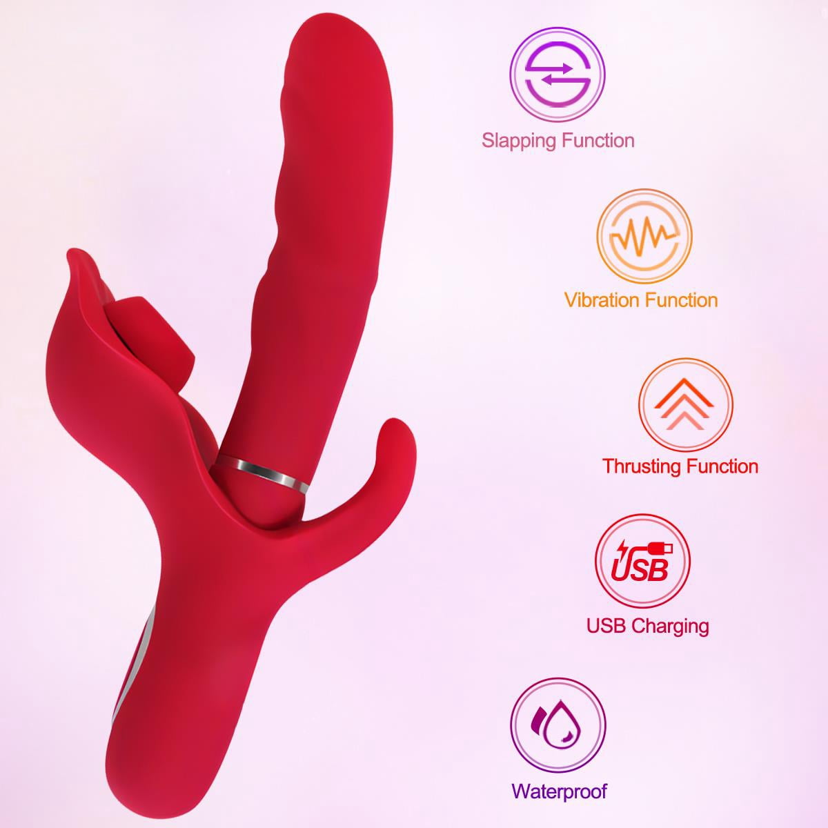 Personal Hand Held Deep Tissue Massager for Muscles, Back, Foot, Neck -Electric Percussion Body Wand Massage Gift for Women herH258