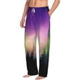 thumbnail image 2 of Daiia Northern Lights Men's Sleep Pant with Pockets and Drawstring,Pajama Pants-X-Large, 2 of 9