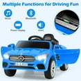 thumbnail image 2 of OLAKIDS 12V Electric Kids Ride On Car, Licensed Mercedes Benz SL500 Toy Car with Remote Control, MP3 Plug, USB, 2 Speeds, LED Lights, Battery Powered Toy Vehicle for Toddler Children, 2 of 10