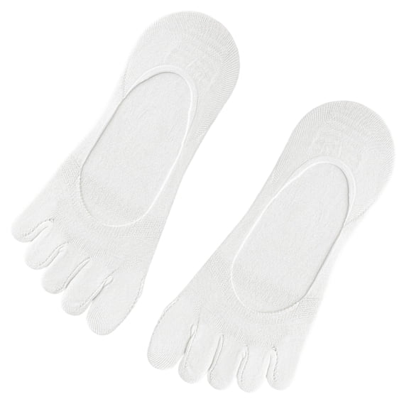 Womens Toe Separated Invisible Socks Breathable Cotton Silicone Grip Antislip Low Cut Not Show Design Boat Socks Hosiery