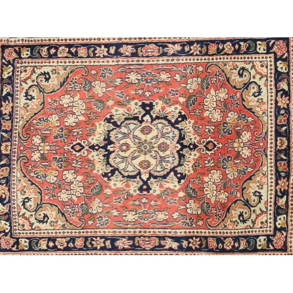 Ahgly Company Machine Washable Indoor Rectangle Traditional Chestnut Brown Area Rugs, 7' x 9'