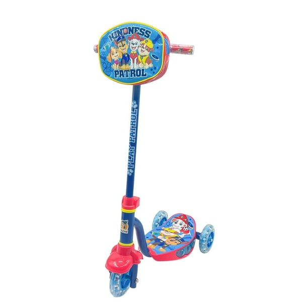 Scooter Apache Tres Ruedas Paw Patrol con Luces en Plataforma