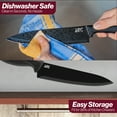thumbnail image 5 of LDC Lux Decor Collection 7-Piece Rust Resistant Stainless Steel Kitchen Knife Set, 5 of 9