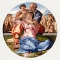thumbnail image 2 of Michelangelo 12x12 Black Modern Framed Museum Art Print Titled - Doni Tondo, 2 of 4