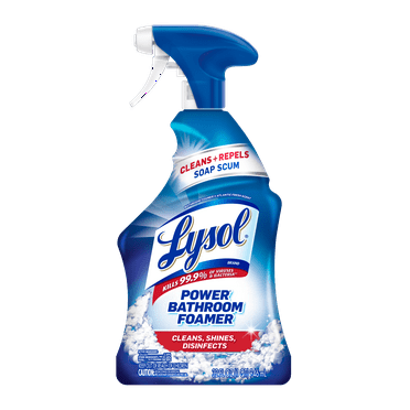 Lysol Power Bathroom Cleaner Spray, Island Breeze, 32oz