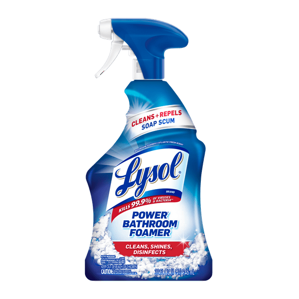 Lysol Power Bathroom Cleaner Spray, Island Breeze, 32oz