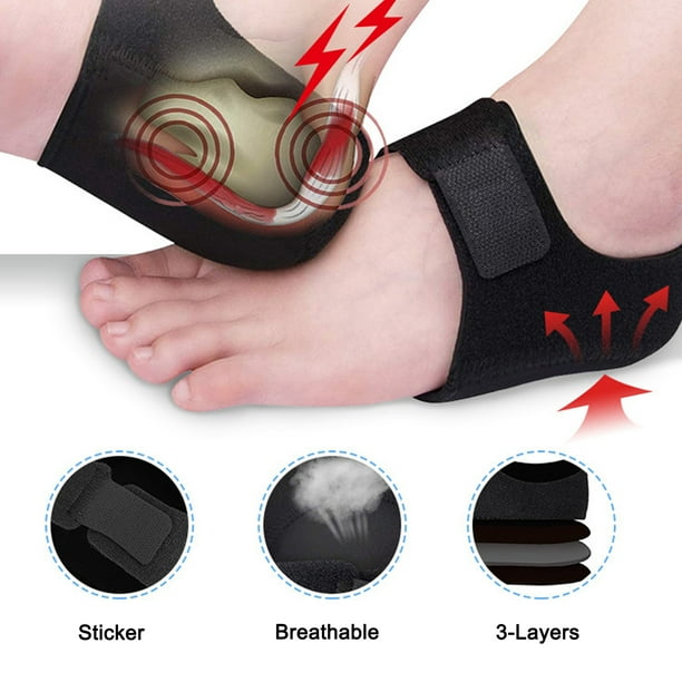 Yeacher 1 Pair Foot Heel Cushions Protectors Plantar Fasciitis