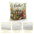 thumbnail image 4 of COMIO Easter Pillow Covers Happy Easter Decor Throw Pillow Covers Easter Bunnies Chicks Eggs Cushion Cases Decoration for Holiday Farmhouse Wedding Home Sofa Couch, 4 of 5