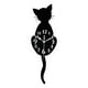 thumbnail image 5 of Reloj de pared con cola de gato en 3D Silence para dormitorio infantil, guardería, sala de estudio 150x468 mm, 5 of 9