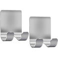 thumbnail image 1 of Juego de soportes de cuchilla multiusos para ducha, ganchos adhesivos de pared, de acero inoxidable, ganchos adhesivos para llaves Ormromra WMPH-672-2, 1 of 4