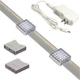thumbnail image 1 of Jesco Lighting KIT-SD131-TR2-A 3-Light Orionis 2ft Square LED Track Kit, Silver, 1 of 1