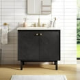 thumbnail image 3 of Avanity ADELE-VS37-BK Adele 36" Free Standing Single Basin Vanity Set - Black, 3 of 7