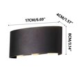 thumbnail image 2 of SDNall Appliques Murales Modernes à Double Tête Éclairage Intérieur vers le Bas LED Aluminium Blanc 22*8.5*5.5cm, 2 of 9