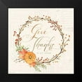 thumbnail image 2 of Marrott, Stephanie 15x15 Black Modern Framed Museum Art Print Titled - Give Thanks, 2 of 5