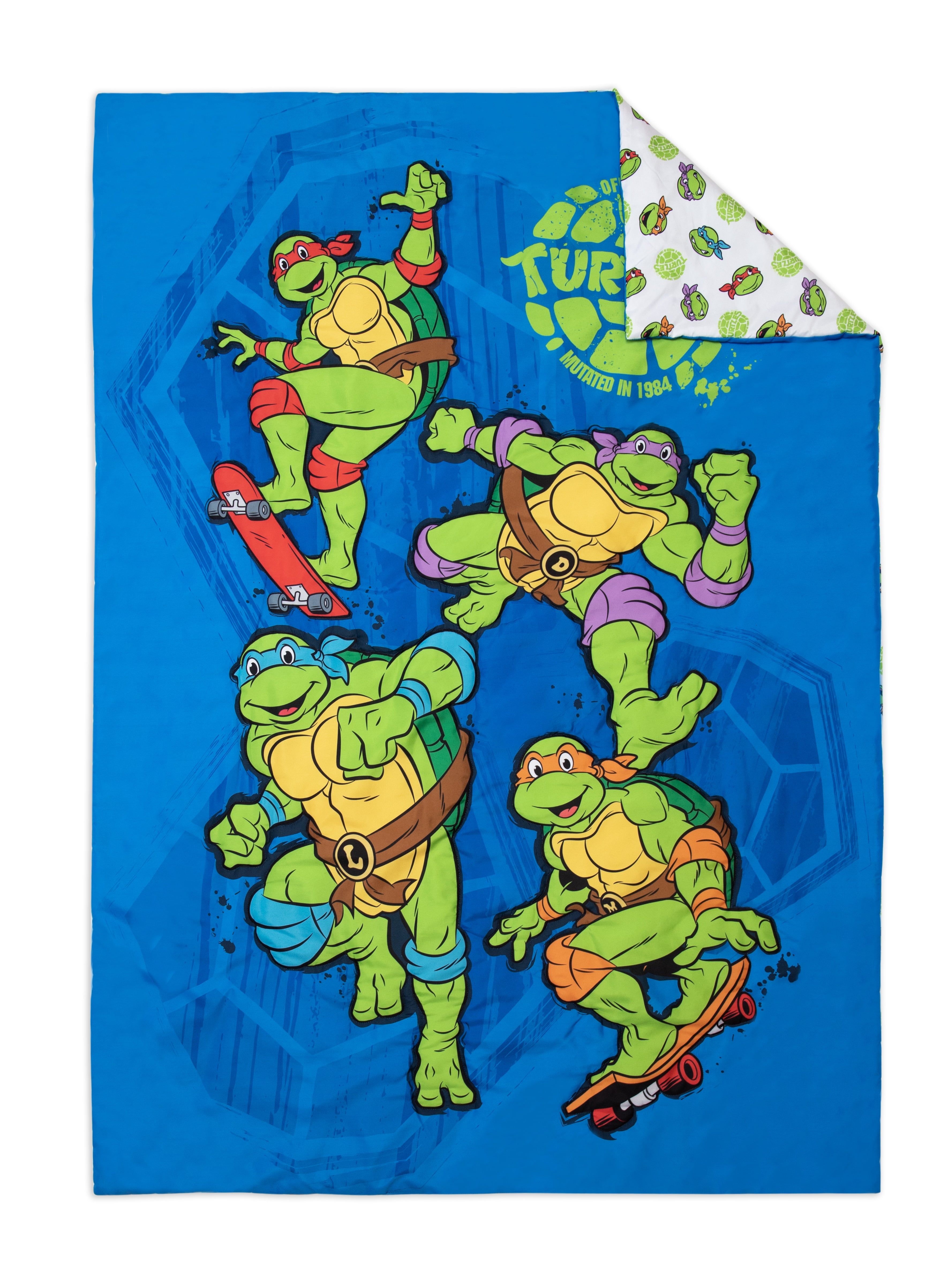 NoJo Teenage Mutant Ninja Turtles 4-Piece Toddler Bedding Set, Boy