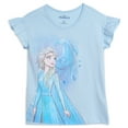Disney Frozen Elsa Princess Anna Big Girls 3 Pack TShirts Toddler to